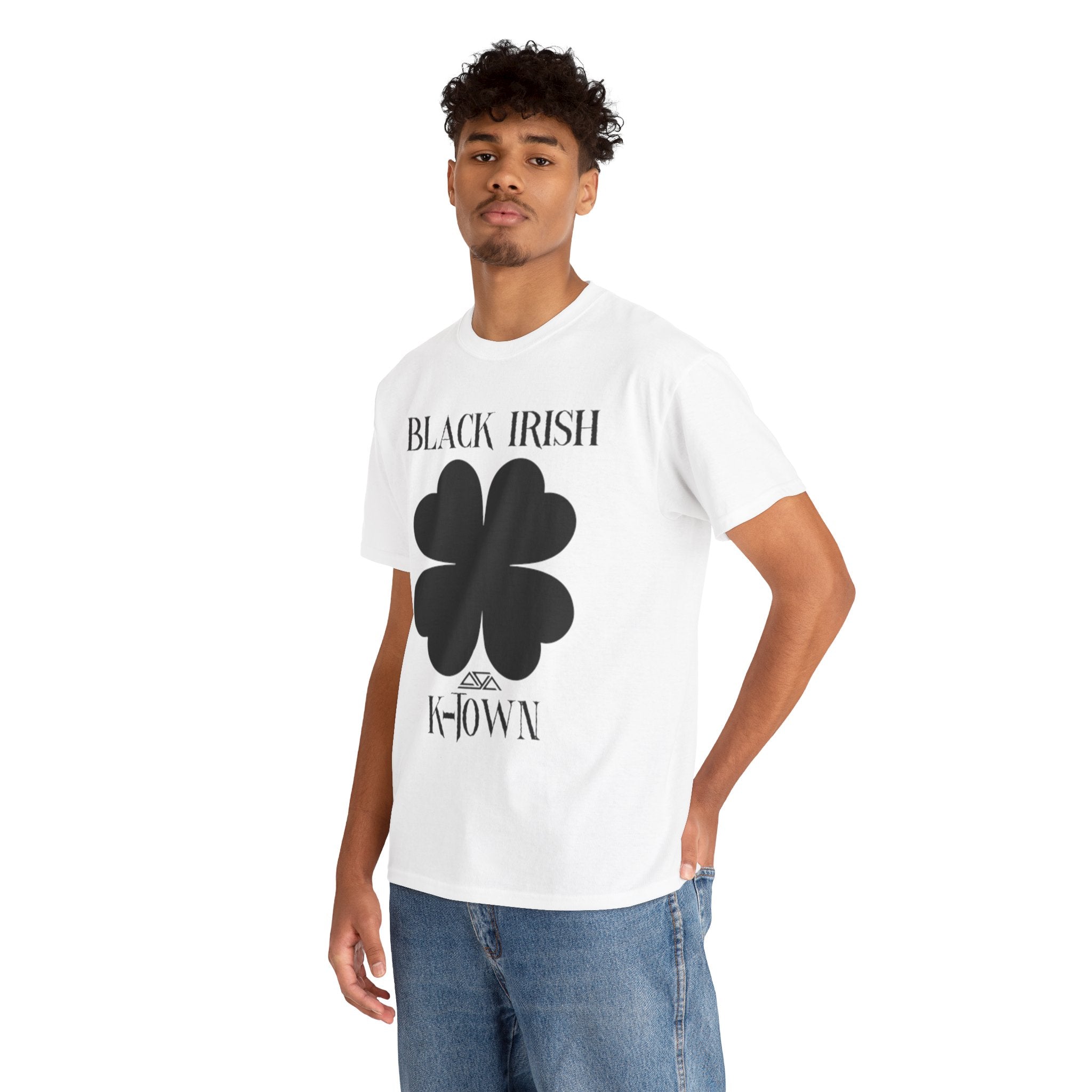 Black Irish K-Town Unisex Heavy Cotton Tee - St. Patrick's Day Shirt