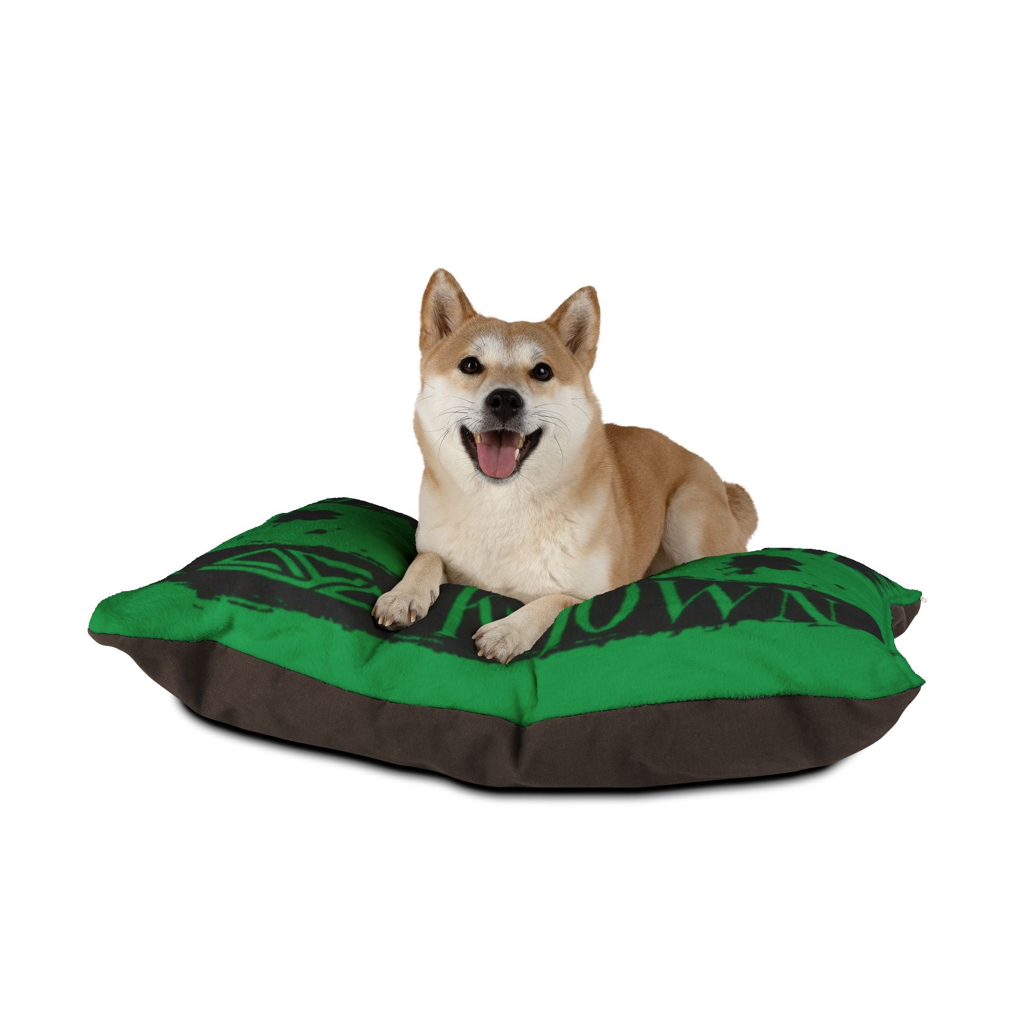 St. Patrick's Day Pet Bed - Cozy Green Shamrock Design for Dogs and Cats