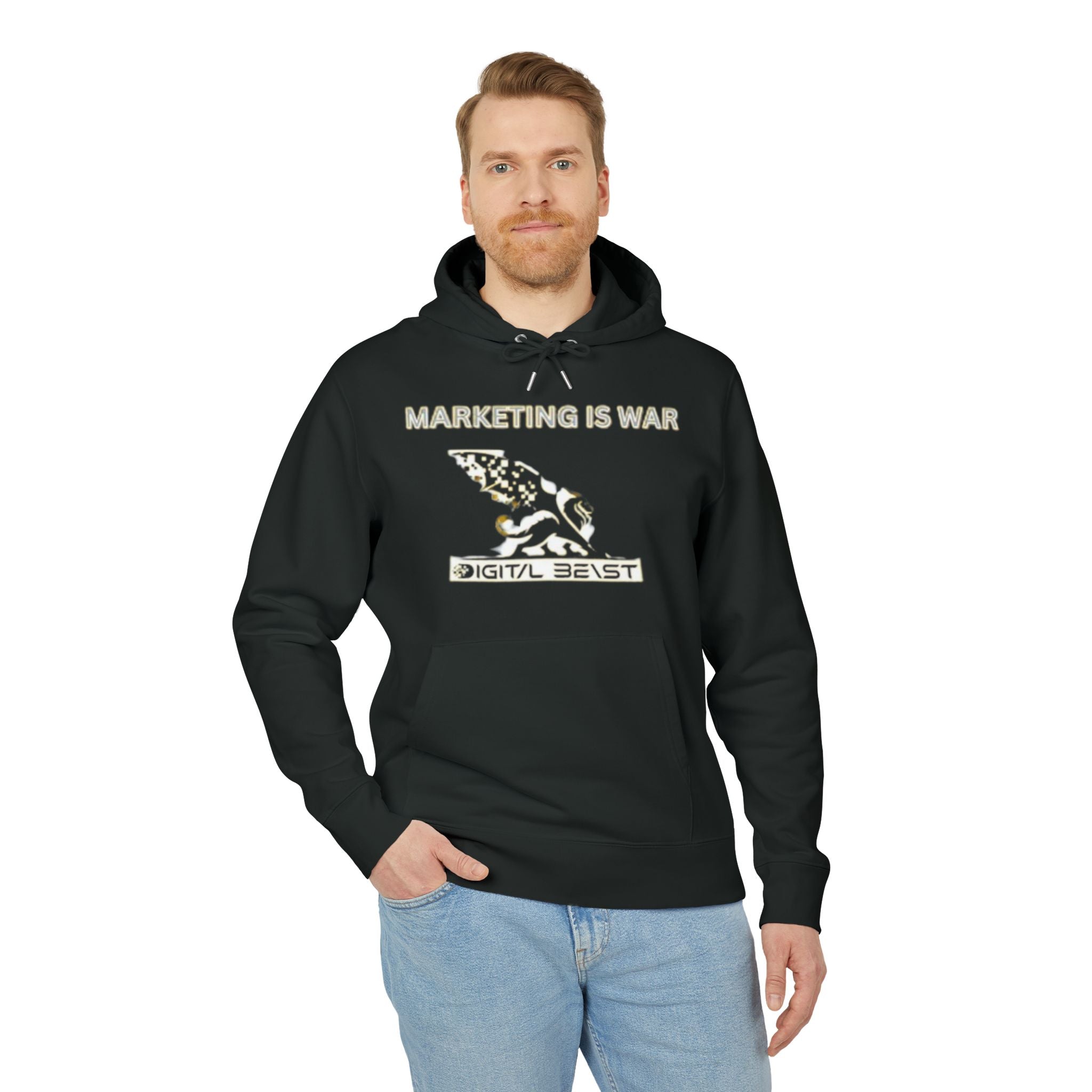 Digital Beast Marketing is War Unisex Hoodie