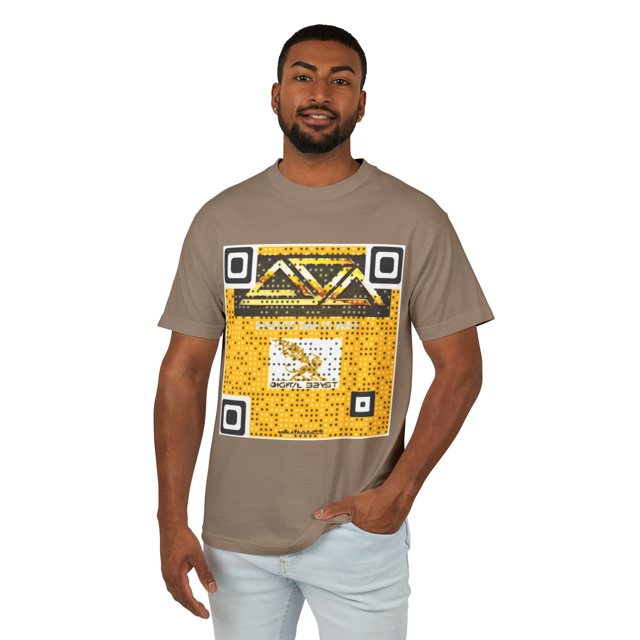 Unique QR Code Design Unisex Tee - Perfect for Tech Enthusiasts