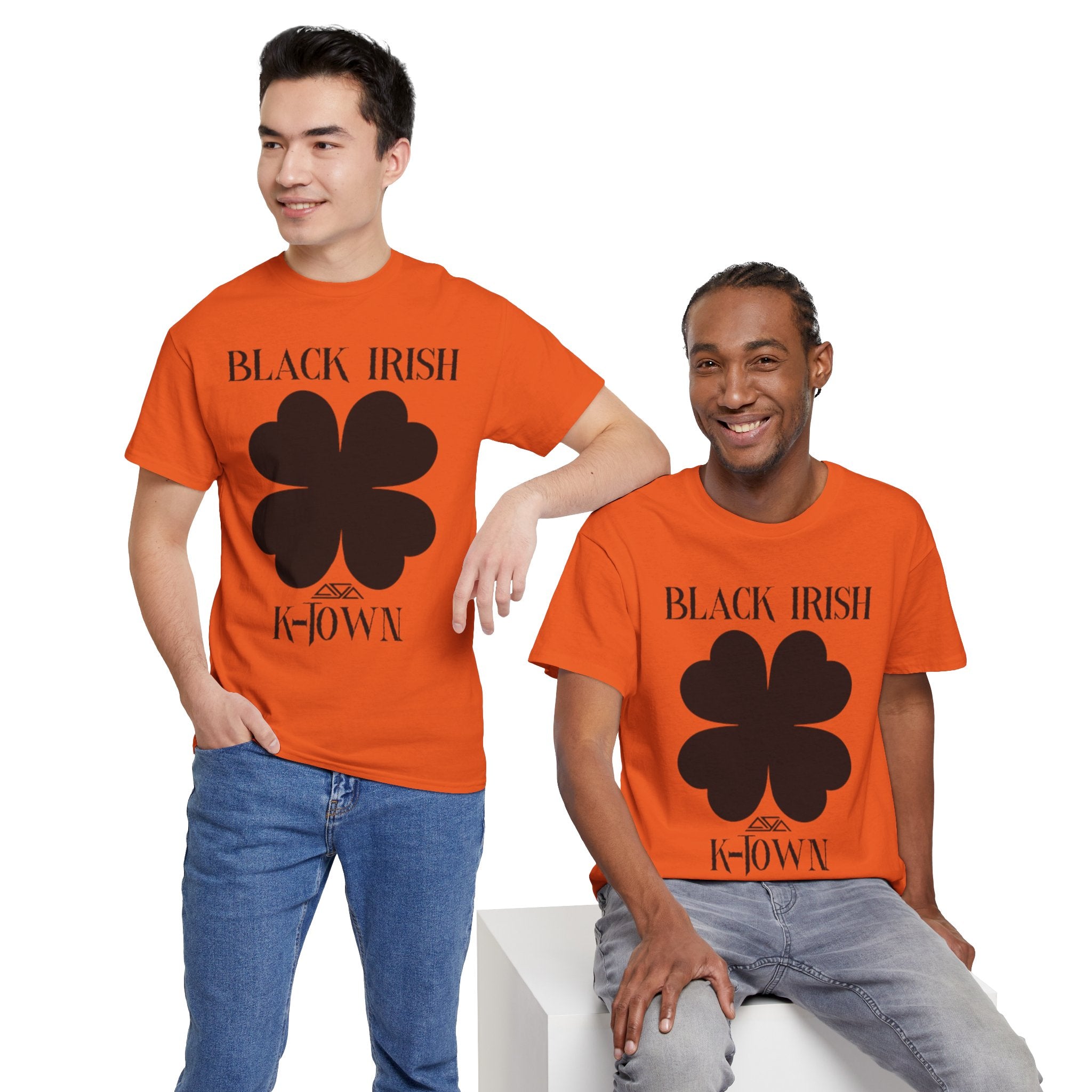 Black Irish K-Town Unisex Heavy Cotton Tee - St. Patrick's Day Shirt