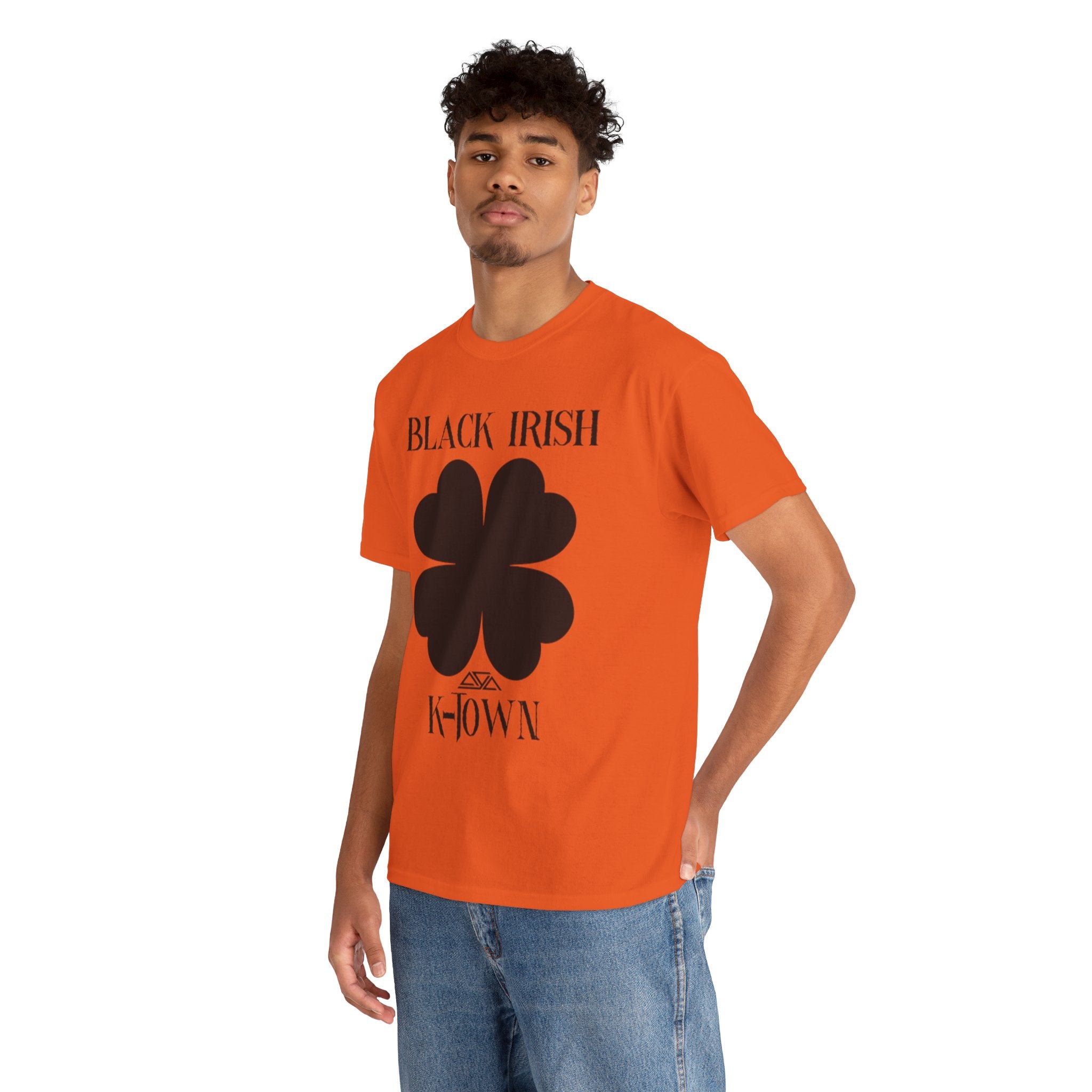 Black Irish K-Town Unisex Heavy Cotton Tee - St. Patrick's Day Shirt