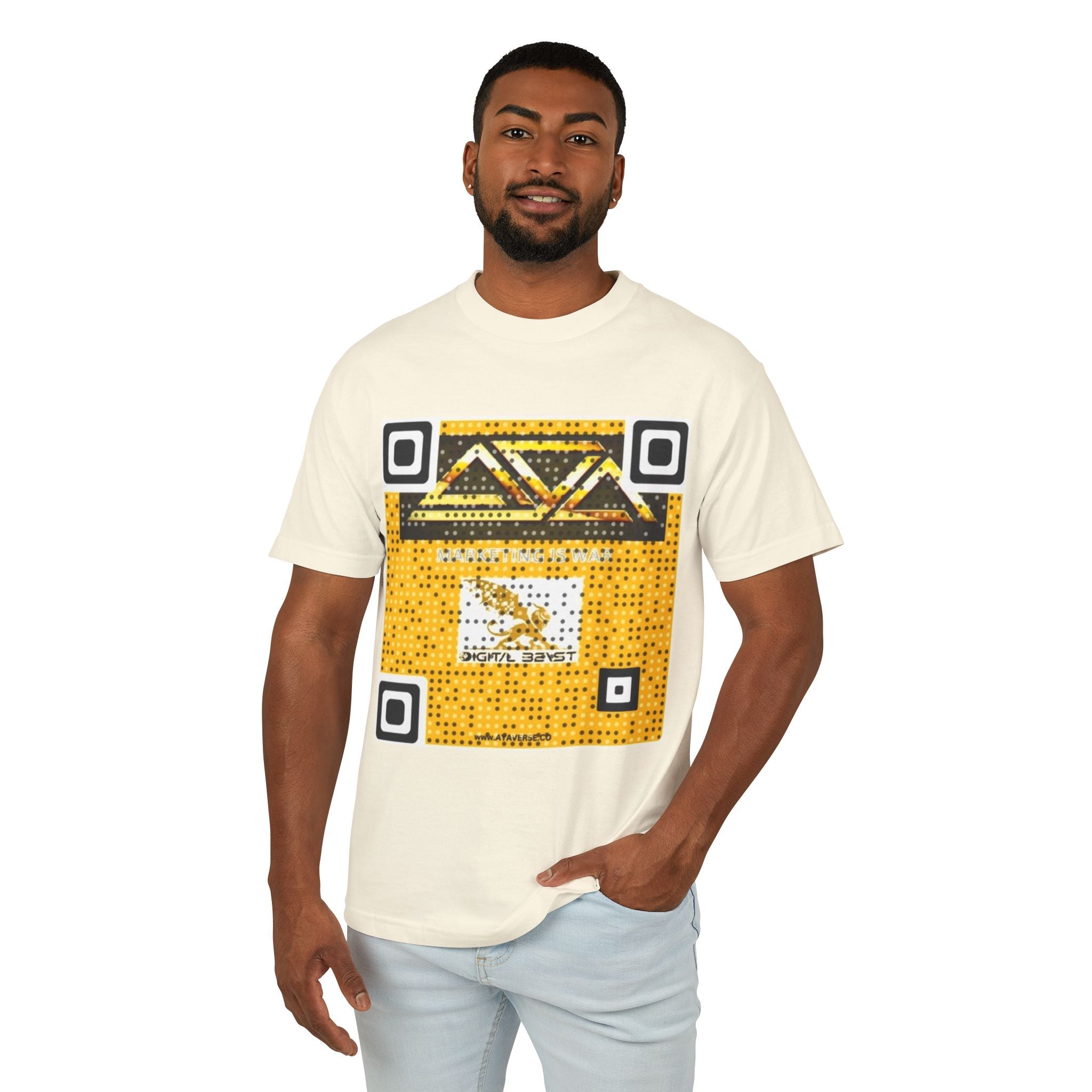 Unique QR Code Design Unisex Tee - Perfect for Tech Enthusiasts