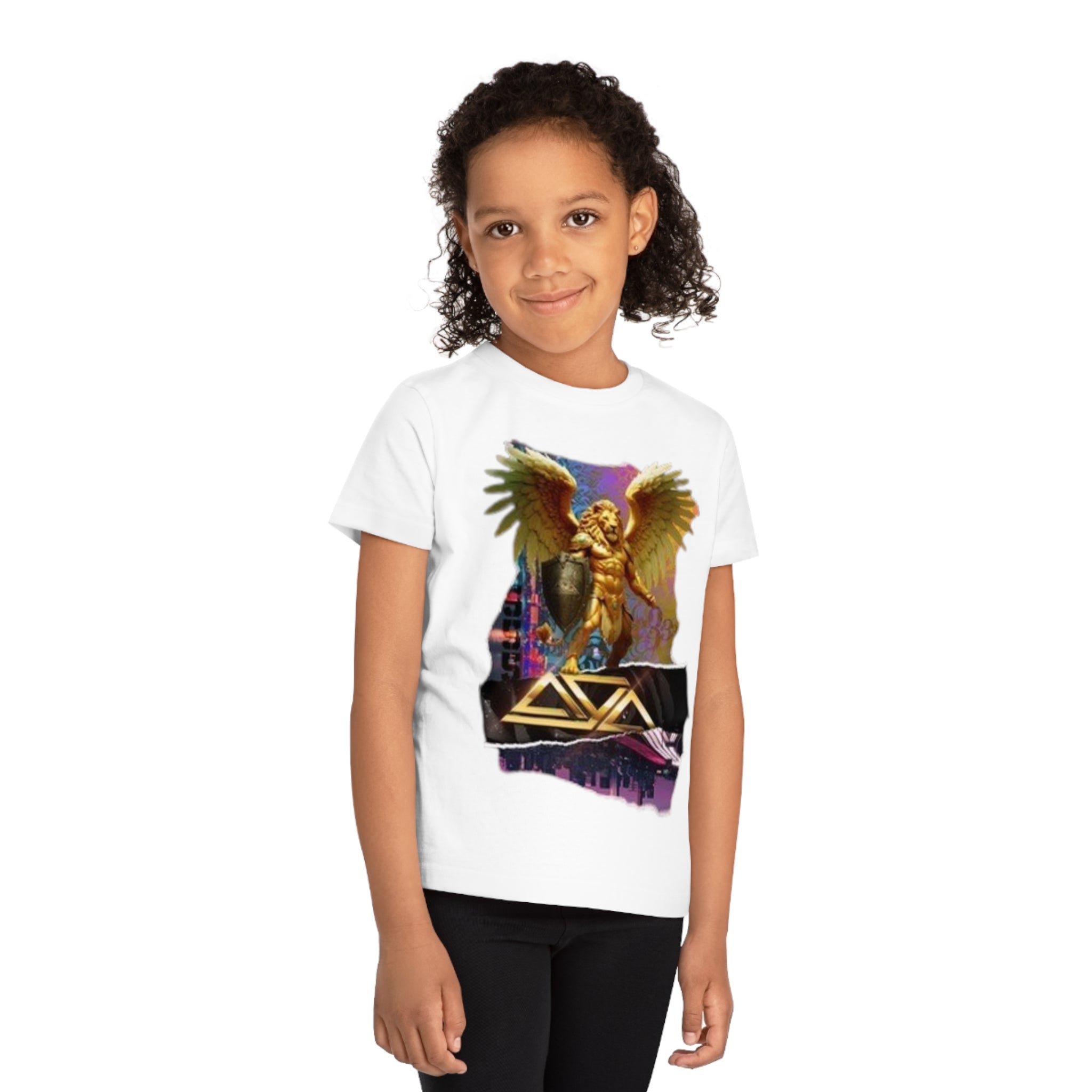 Youthful Creator Graphic T-Shirt - Epic Angel Design