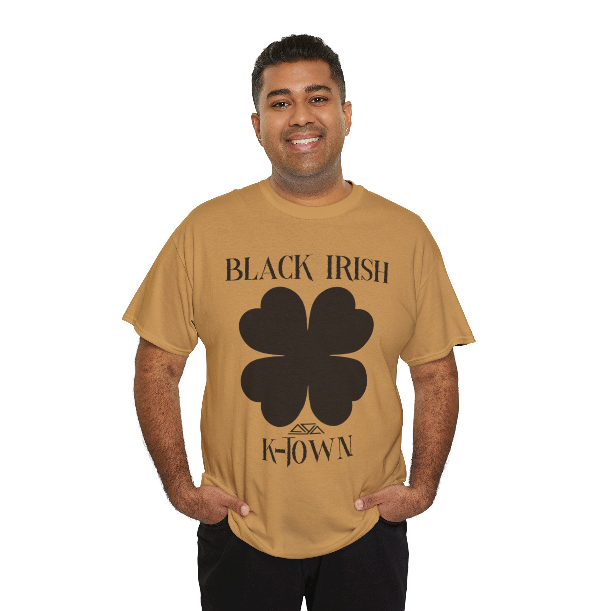 Black Irish K-Town Unisex Heavy Cotton Tee - St. Patrick's Day Shirt