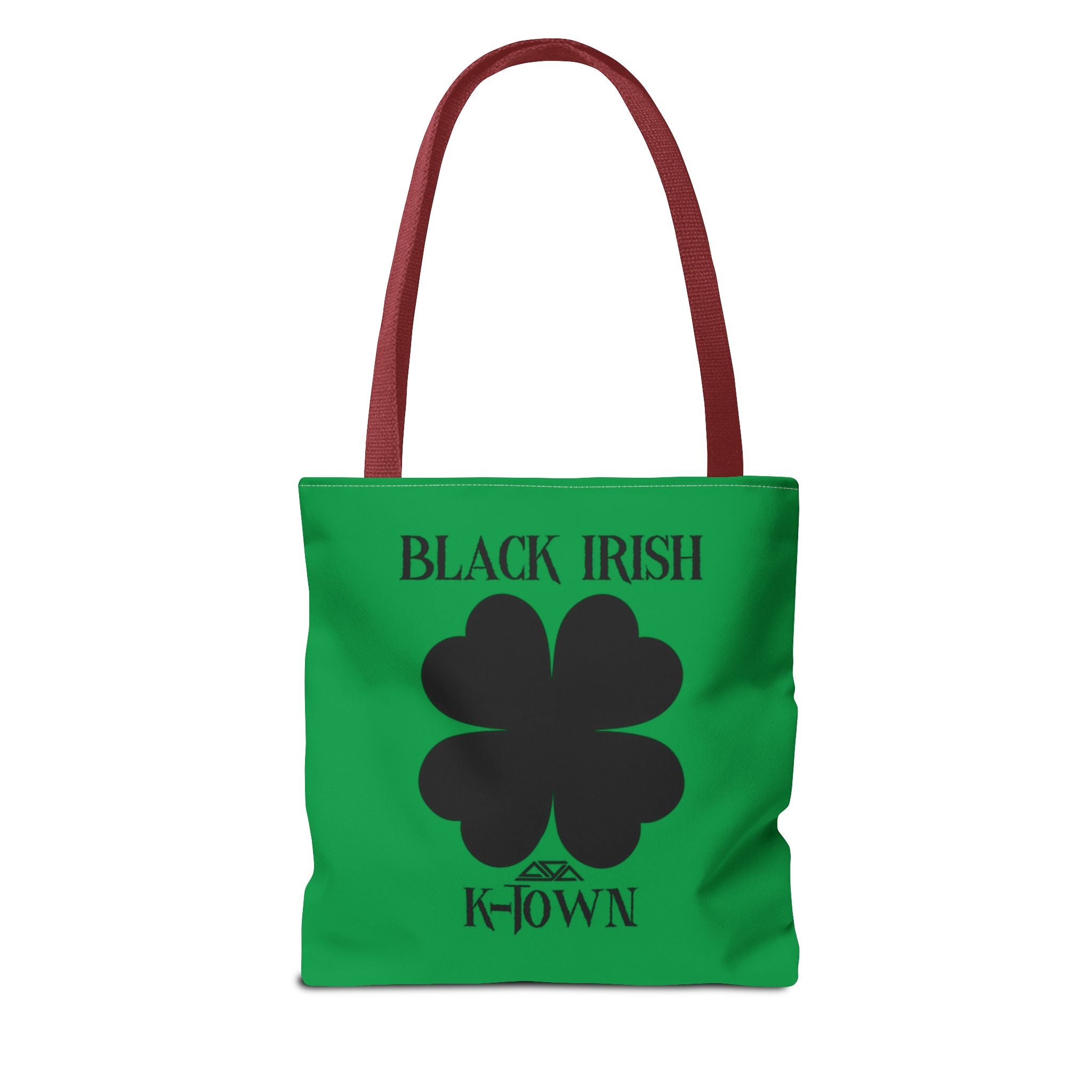 Black Irish K-Town St. Patrick's Day Tote Bag - Fun Green Shamrock Design