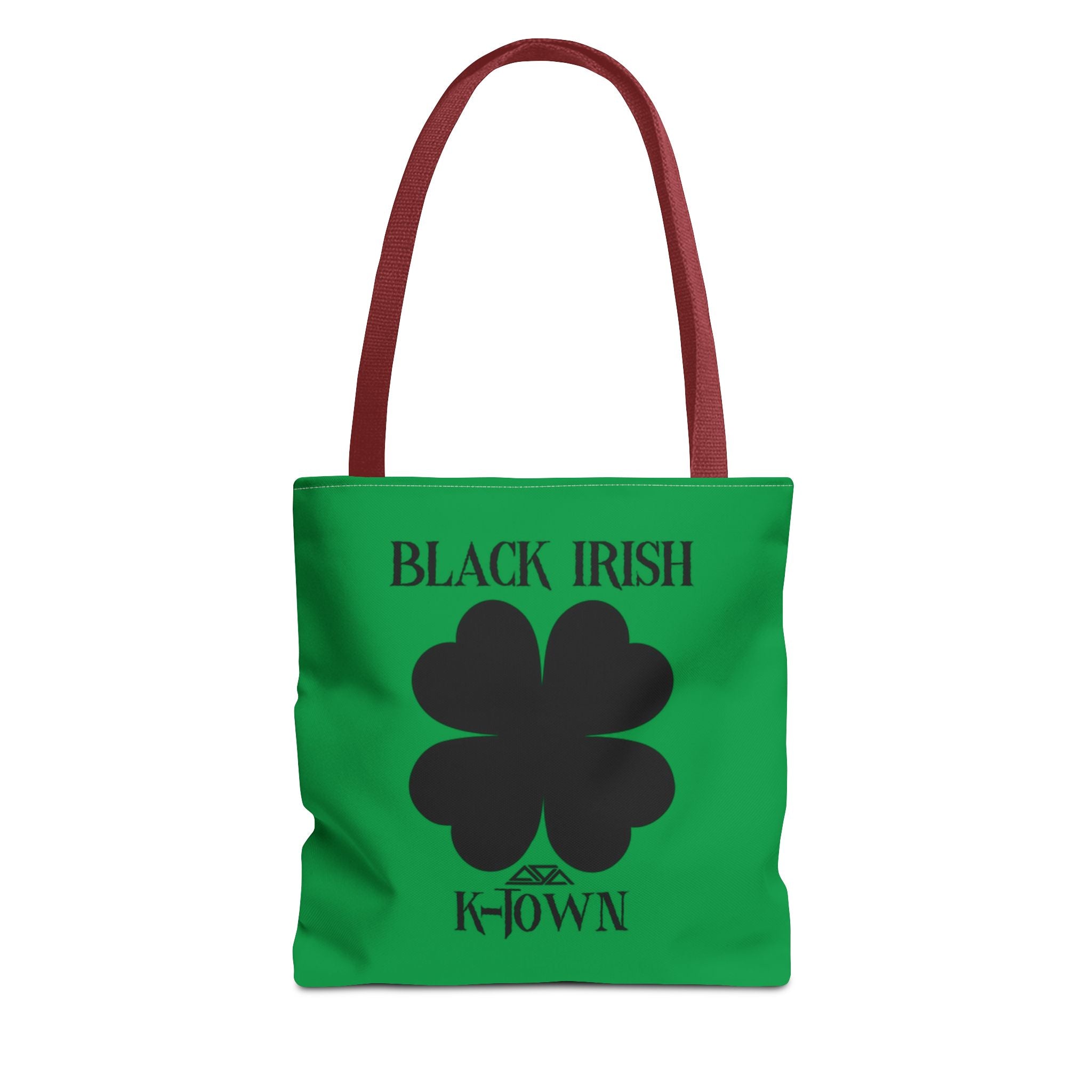 Black Irish K-Town St. Patrick's Day Tote Bag - Fun Green Shamrock Design