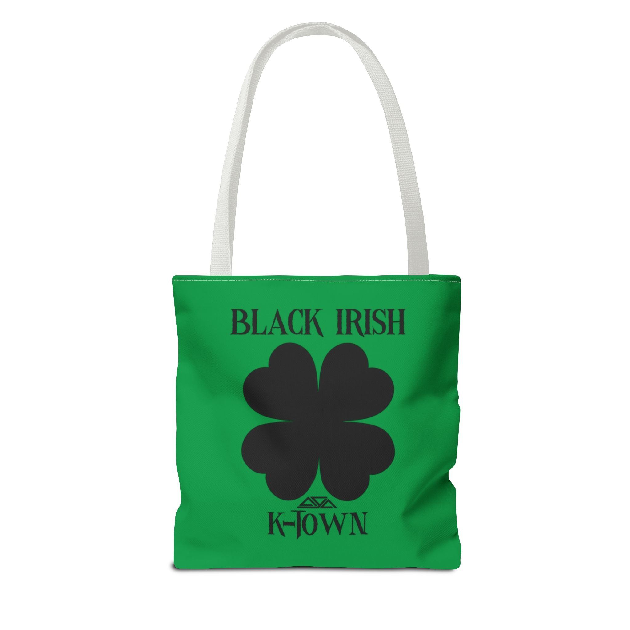 Black Irish K-Town St. Patrick's Day Tote Bag - Fun Green Shamrock Design