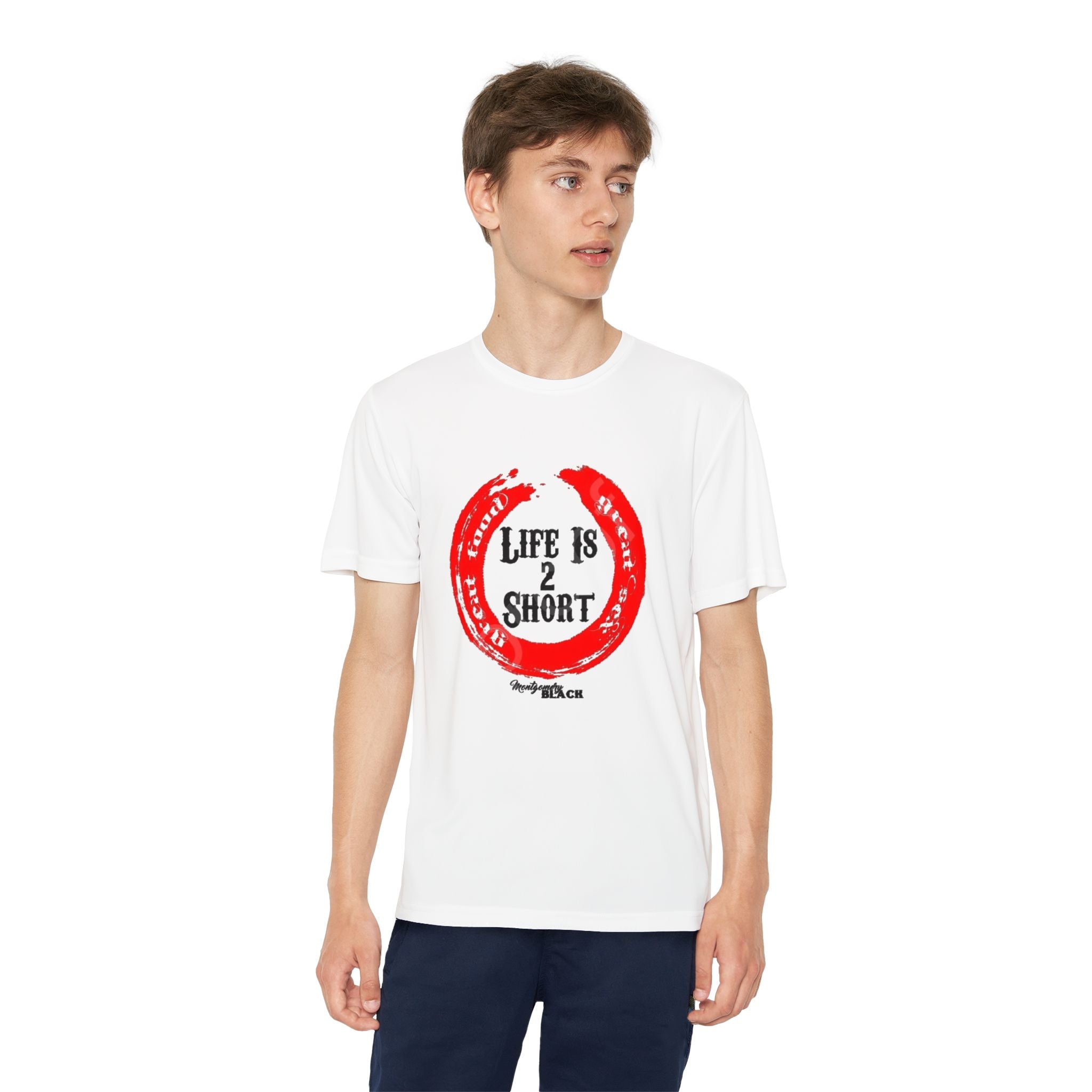 Youth Competitor Tee - 'Life is 2 Short' Motivational Shirt for Kids