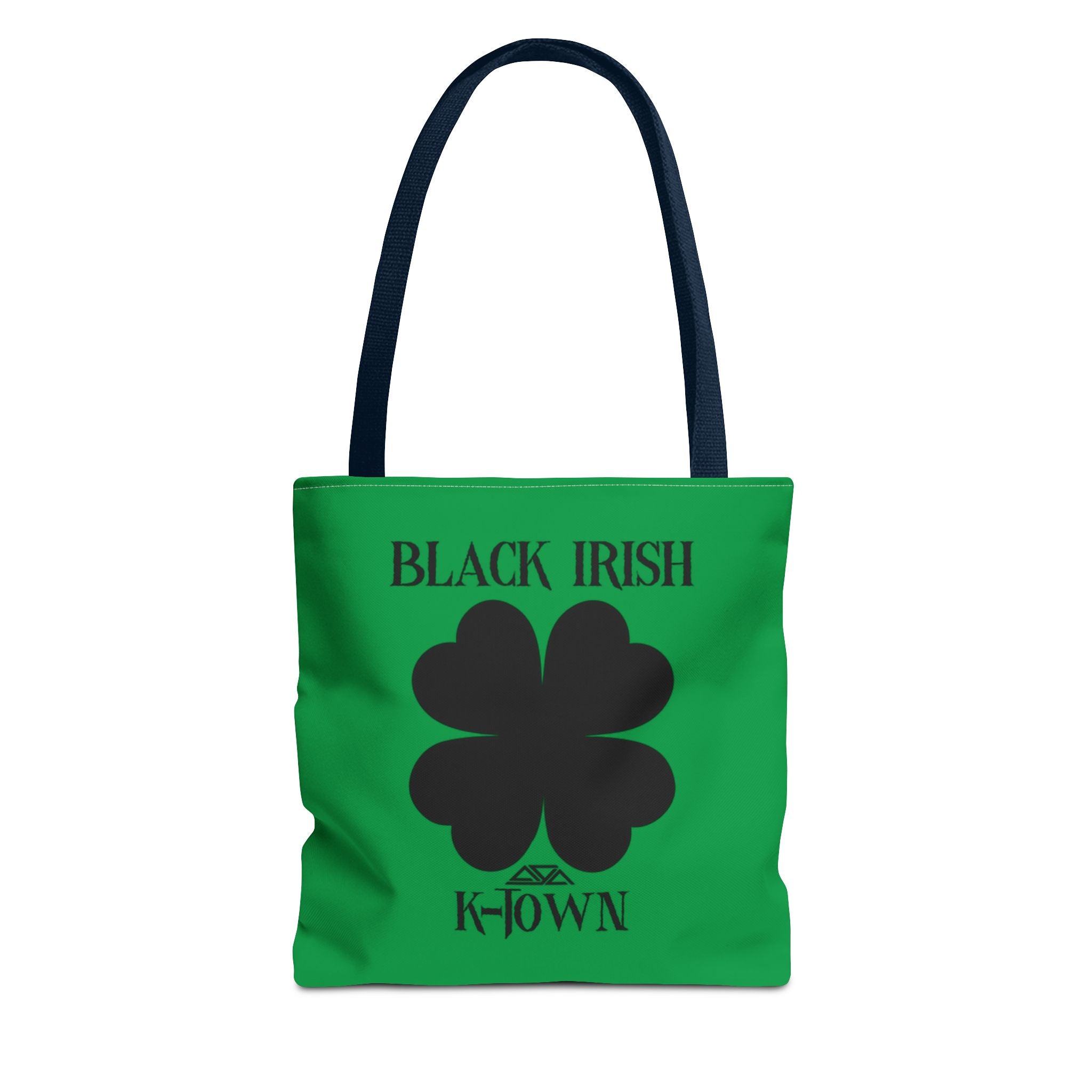 Black Irish K-Town St. Patrick's Day Tote Bag - Fun Green Shamrock Design