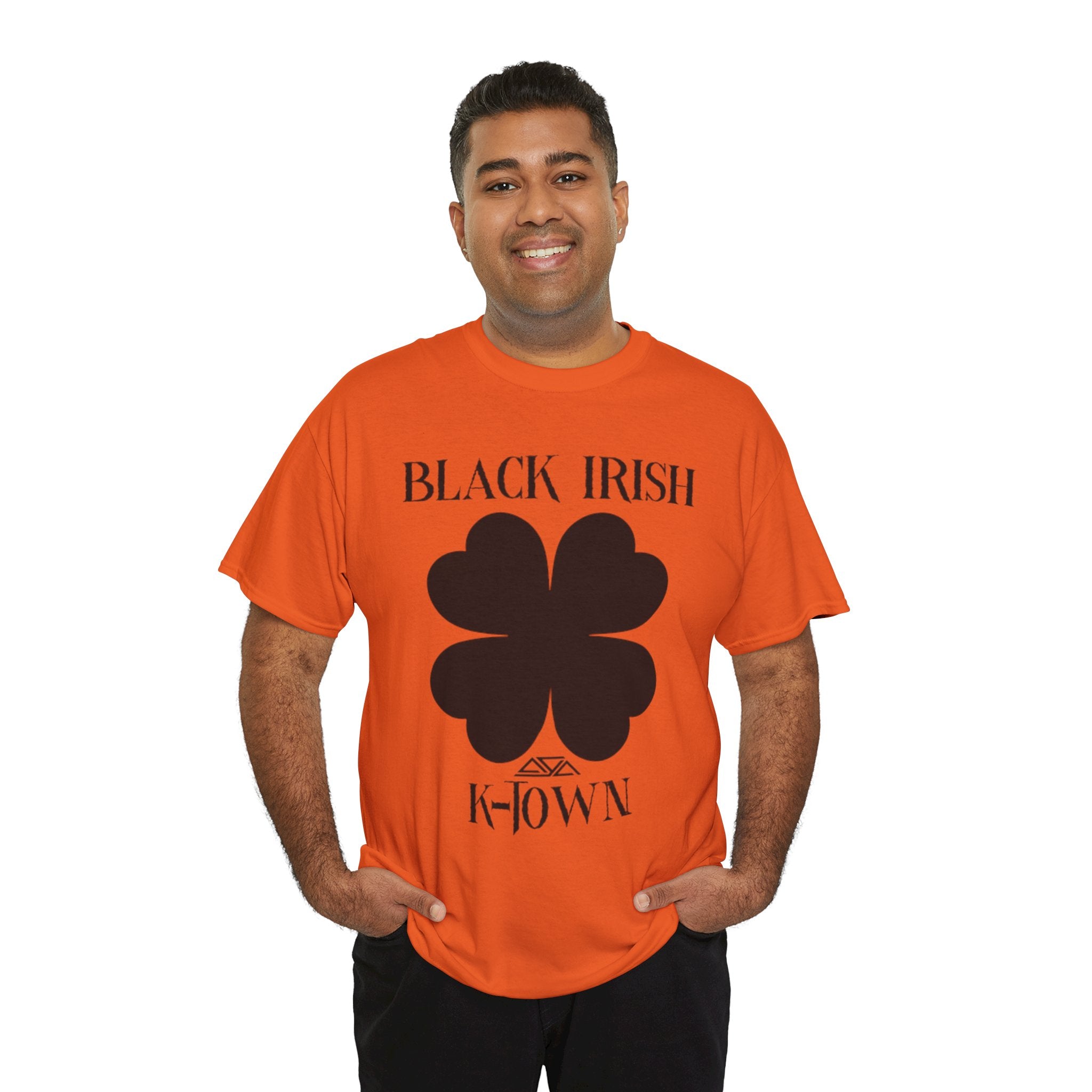 Black Irish K-Town Unisex Heavy Cotton Tee - St. Patrick's Day Shirt