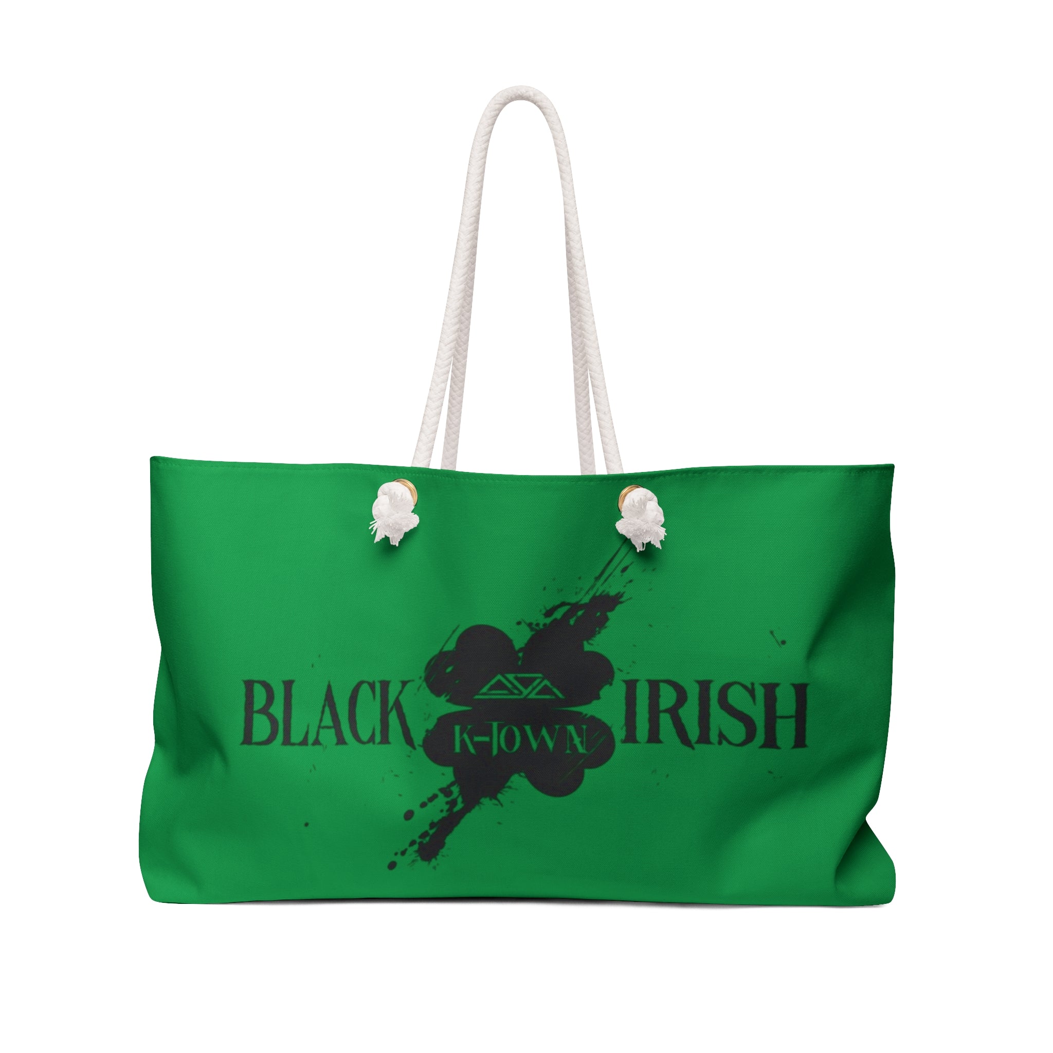 Black Irish Weekender Bag - St. Patrick's Day Travel Tote