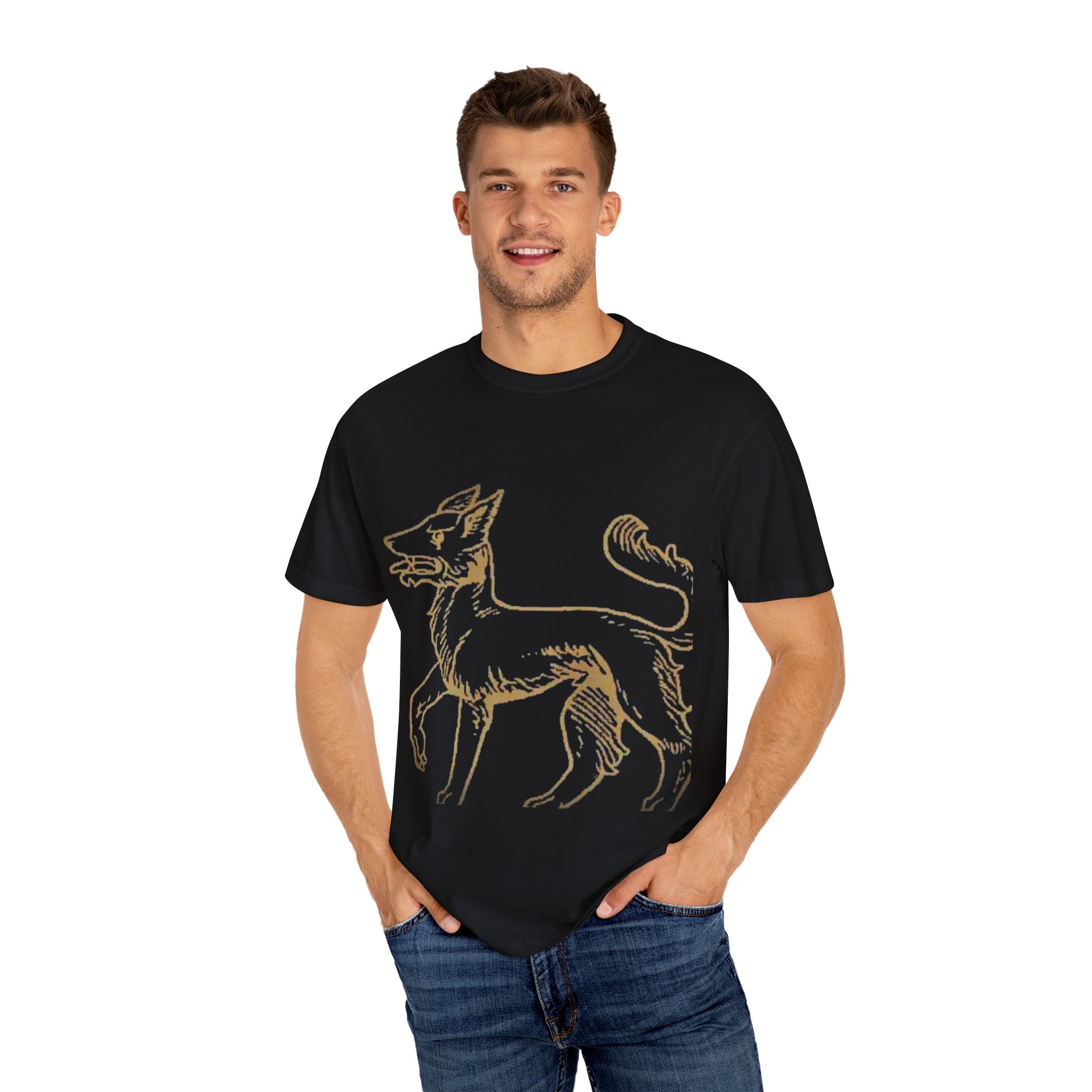 Unisex Dog Graphic T-Shirt - Vintage Style, Perfect for Animal Lovers