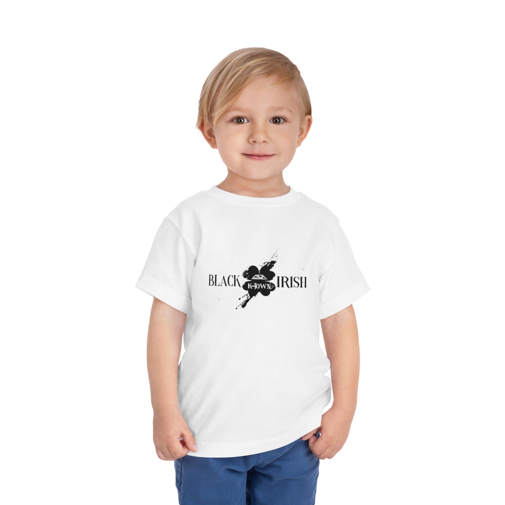 Toddler Black Irish Short Sleeve Tee - Fun & Stylish Kids Wear