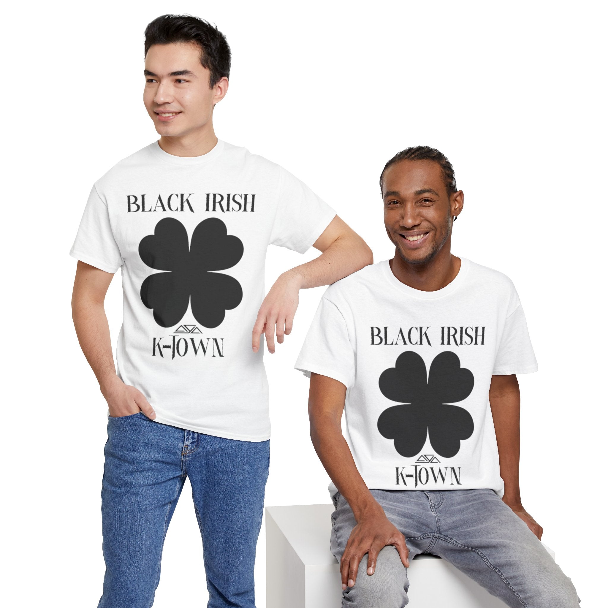 Black Irish K-Town Unisex Heavy Cotton Tee - St. Patrick's Day Shirt